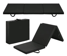 Load image into Gallery viewer, 2-inch Thick Tri-Fold Folding Exercise Mat with Carrying Handles (Various Colors)