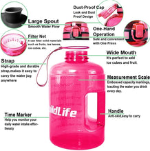 Load image into Gallery viewer, Quifit Gallon Motivational Water Jug, Various Colors