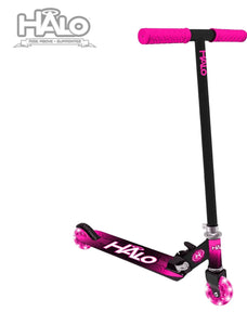 HALO Rise Above Supreme Inline Scooter with Light Up Wheels - Pink