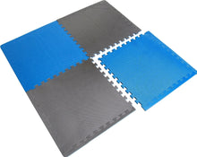 Load image into Gallery viewer, CAP High Density Reversible 4 Piece 13.7 Sq Ft Puzzle Exercise Mat (Various Colors)
