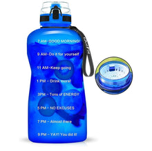 Load image into Gallery viewer, QuiFit Motivational Half Gallon Water Bottles, Various Colors
