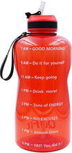 Load image into Gallery viewer, QuiFit Motivational Half Gallon Water Bottles, Various Colors
