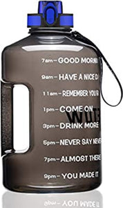 Quifit Gallon Motivational Water Jug, Various Colors
