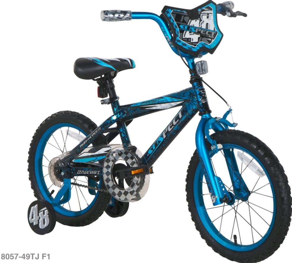 Dynacraft Suspect 16-Inch Boys Bike, Blue