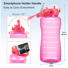 Load image into Gallery viewer, QuiFit Motivational Half Gallon Water Bottles, Various Colors
