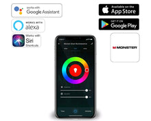 Load image into Gallery viewer, Monster Smart App &amp; Voice Controlled Multi-Color Strip Lights 6.5ft/2m
