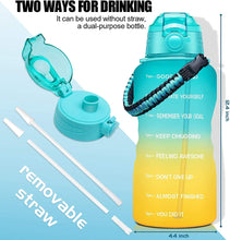 Load image into Gallery viewer, QuiFit Motivational Half Gallon Water Bottles, Various Colors
