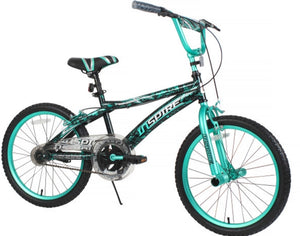 Genesis Inspire Teal BMX Bike with Front and Rear Hand Breaks
